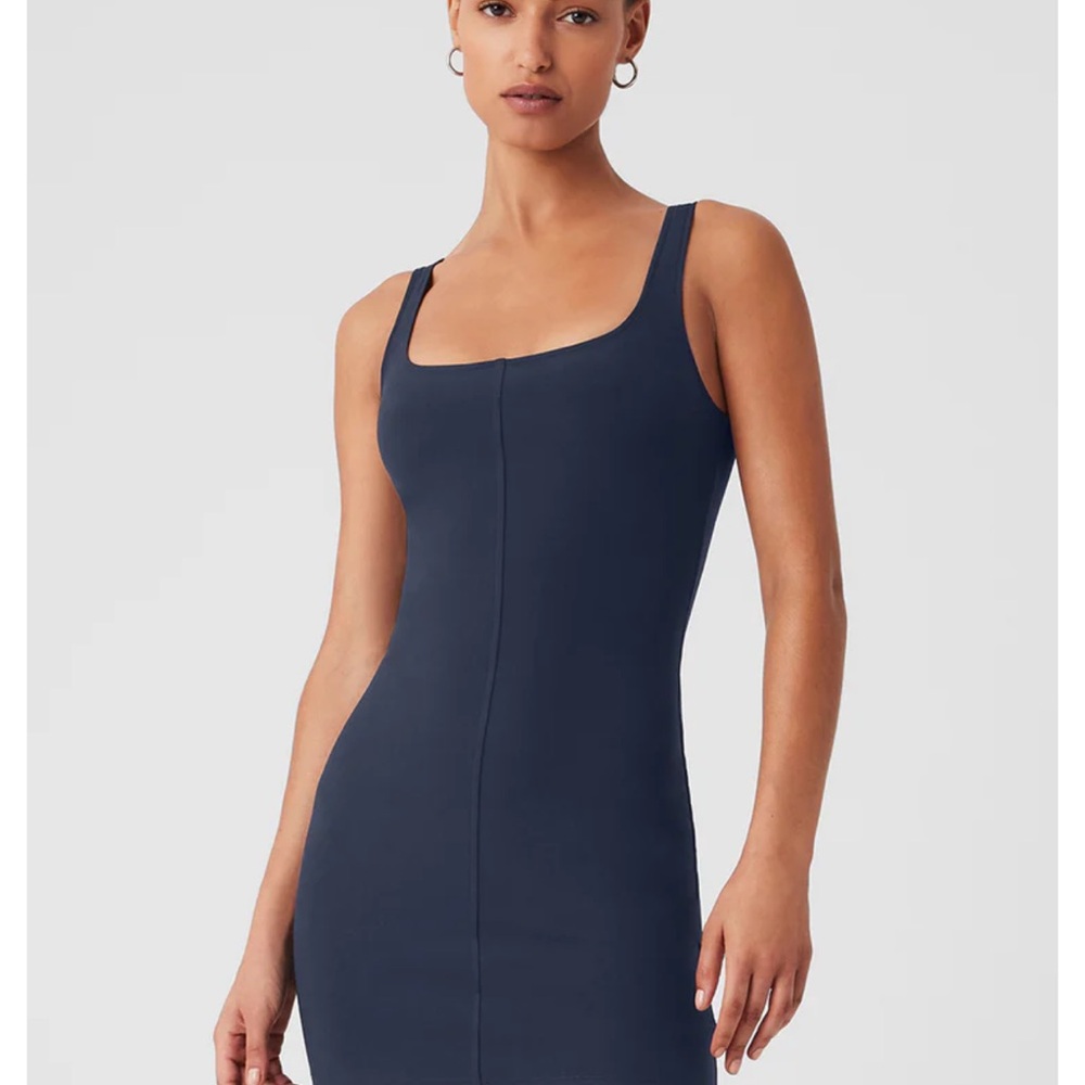 NWT Alosoft Head Start Dress Size Small Navy